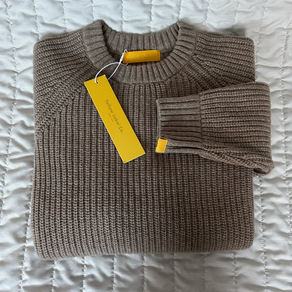 Yellow Label Le Wool Chunky Knit in Truffle